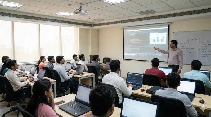 entry level IT job office cubicle reality in India