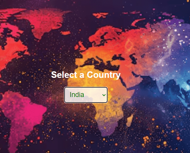 Write an HTML page that contains a selection box with a list of 5 countries. When the user selects a country, its capital should be printed next to the list. Add CSS to customize the properties of the font of the capital (color, bold and font size). 