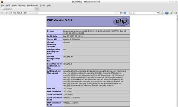 install php